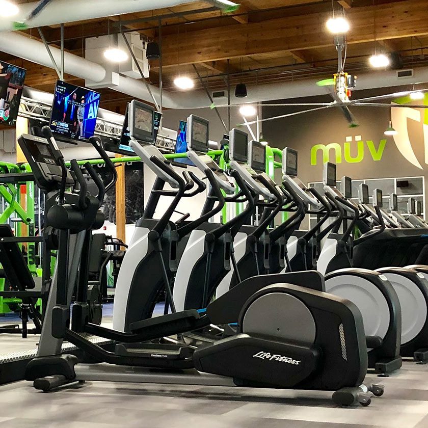 modern cardio equipment in gym near me south spokane