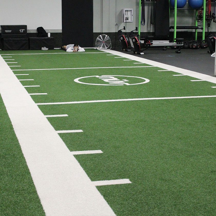 gym turf in muv fitness center