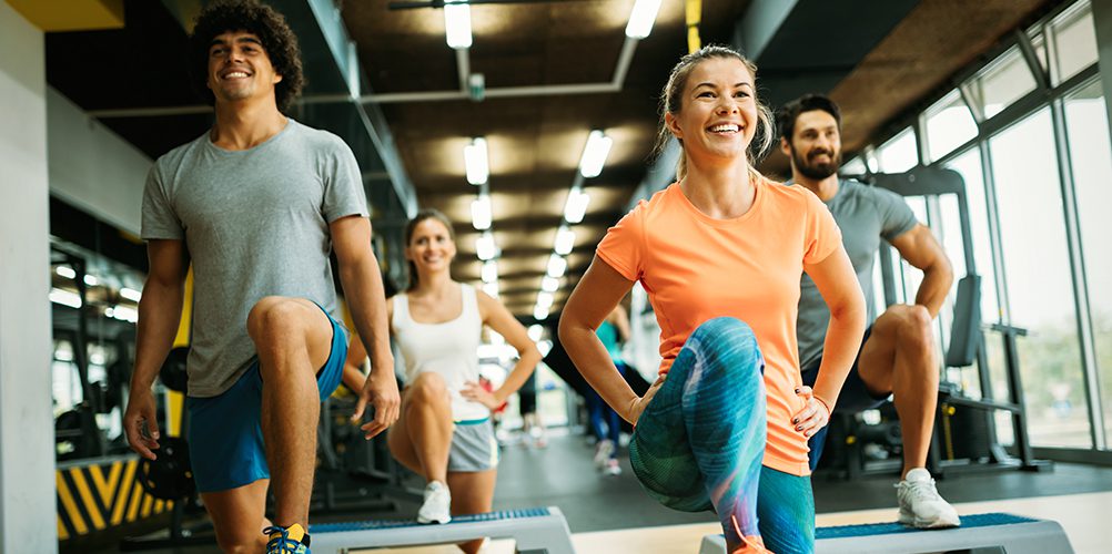 group fitness class in gym near me