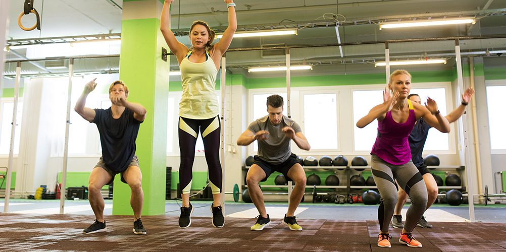 group fitness class in gym near me