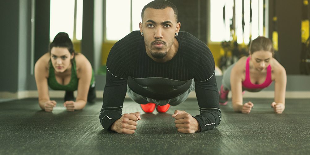 group fitness class in gym near me