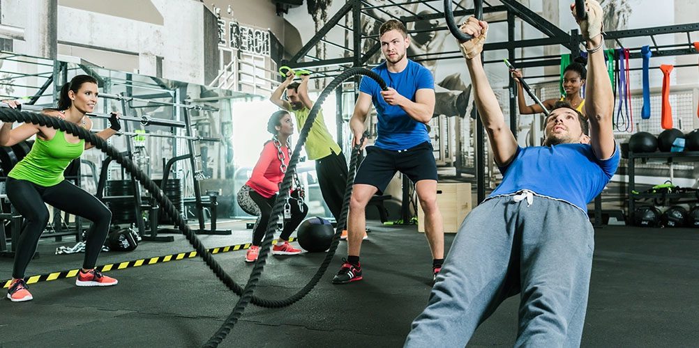 group fitness class in gym near me