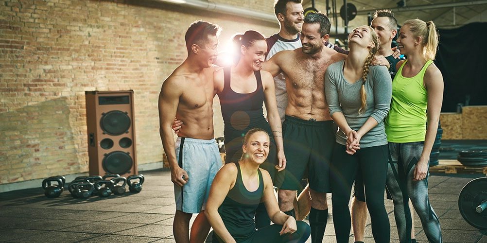 group fitness class in gym near me