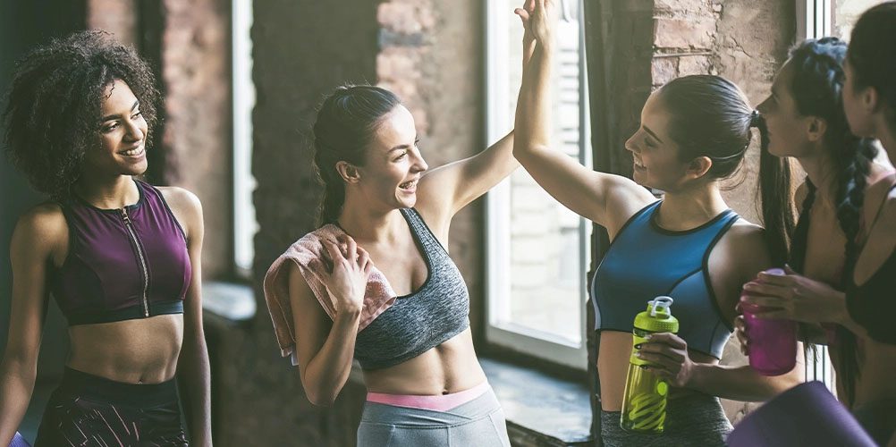 Pound group exercise class